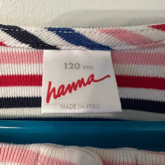 Hanna Andersson Girls’ Striped Cotton Play Dress with Buttons - Picture 3 of 3